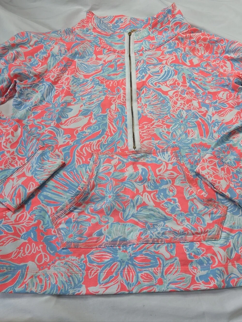 Lilly Pulitzer Skipper Pullover 3/4 Zip